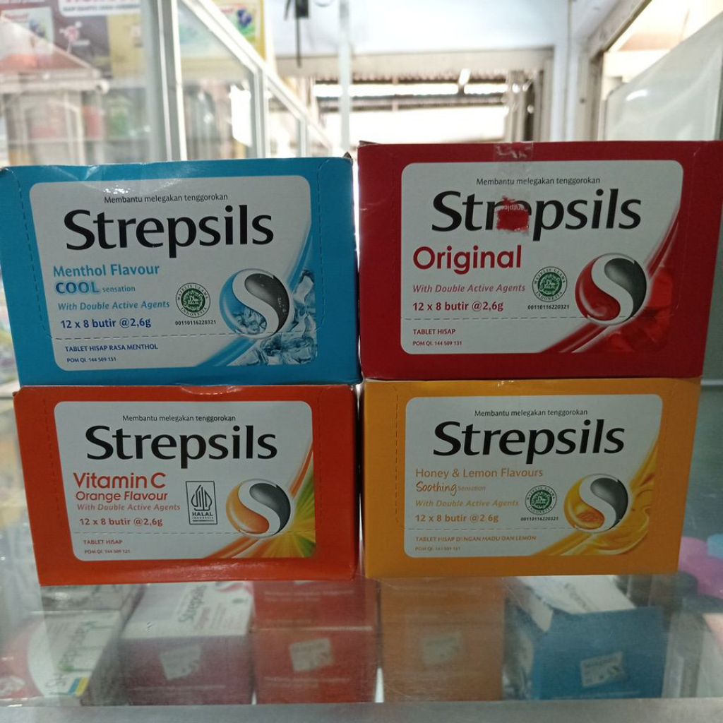 

Strepsils Sachet - Permen pelega tenggorokan
