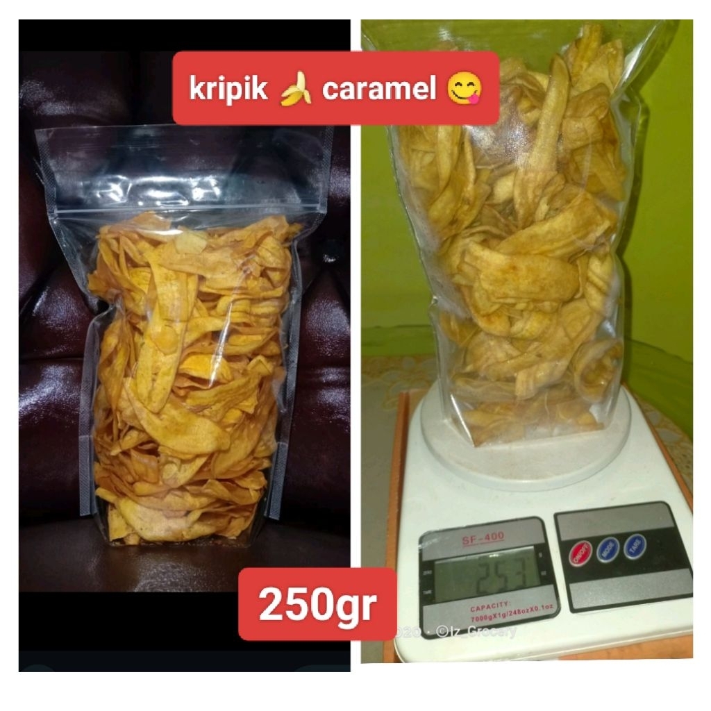 

KRIPIK PISANG CARAMEL GURIH MANIS 250gr