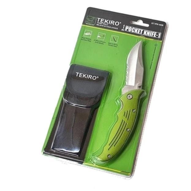 TEKIRO Pisau Lipat Stainless-1(GT-PK1826) Original / Stainles Pocket Knife -1 Tekiro