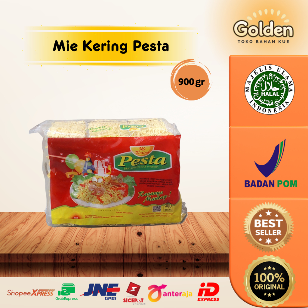 

Mie Kering Pesta 900gr