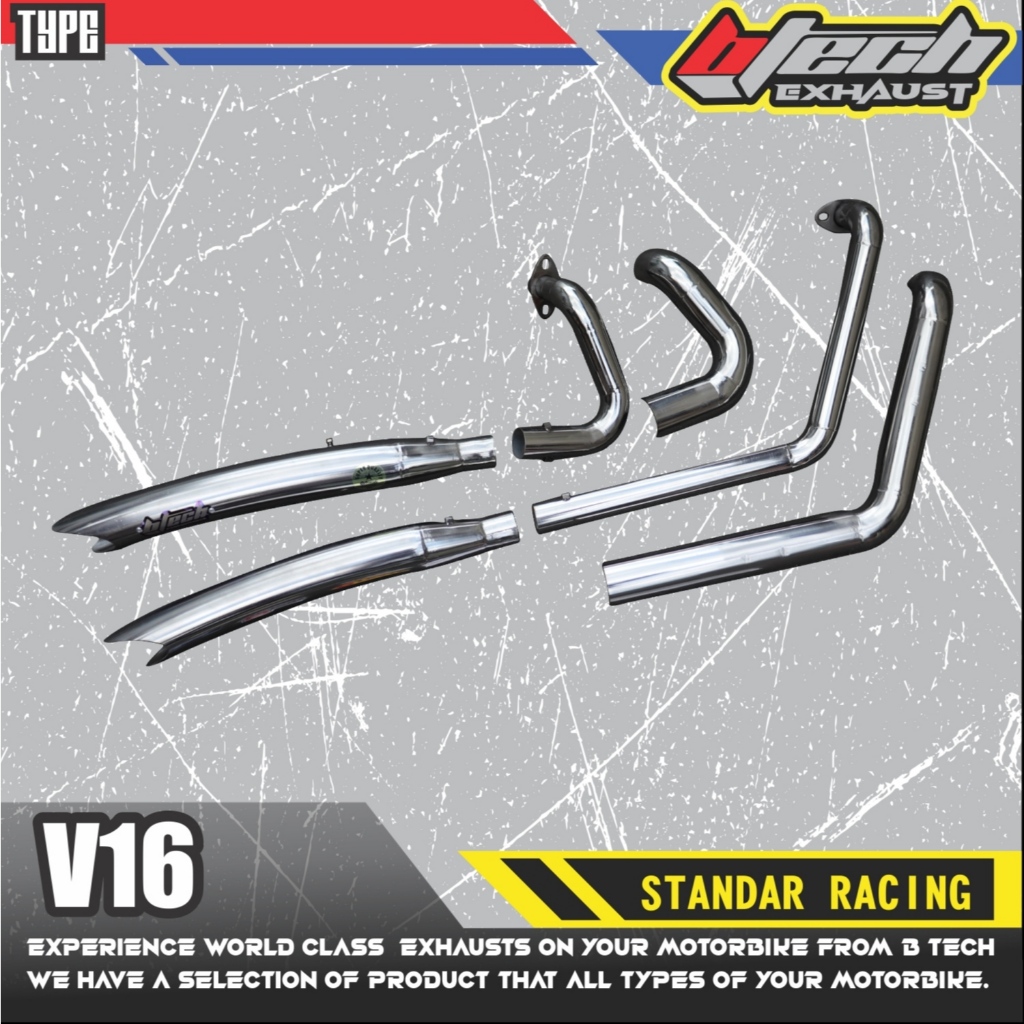 KNALPOT SM SPORT MALAYSIA V16 FULLSYSTEM