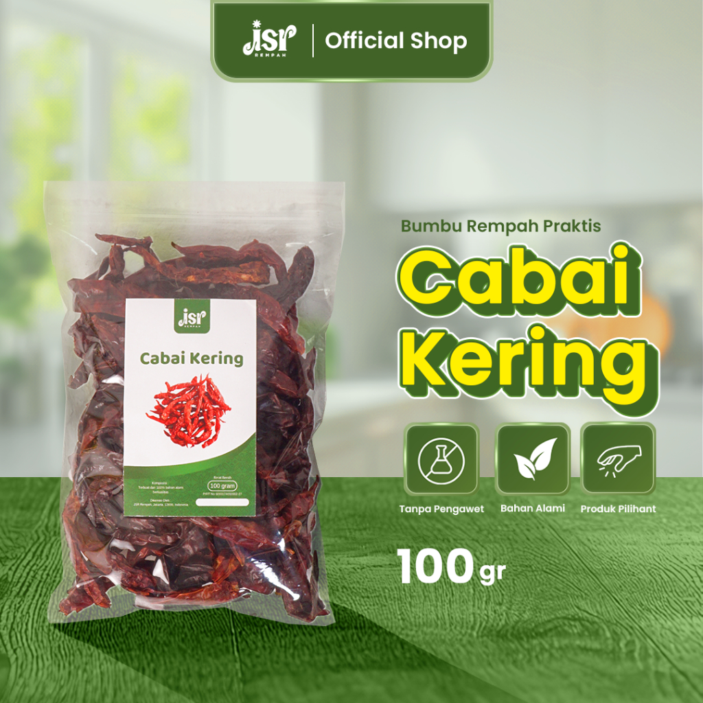 

Jsr Rempah Cabe Kering 100 Gram