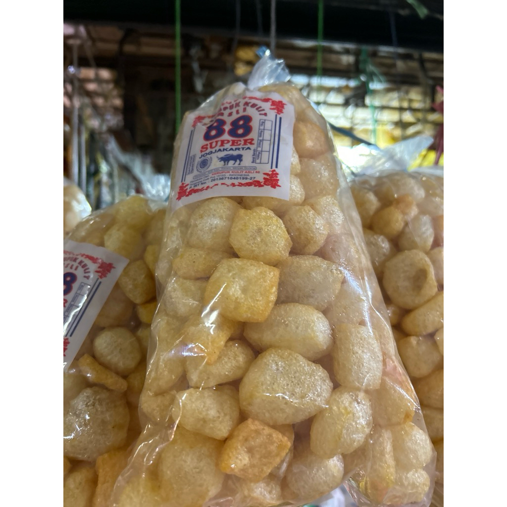 

Krecek Kerupuk Kulit Kerupuk Rambak Untuk Masakan Asli 88 Super Jogjakarta (250gr)