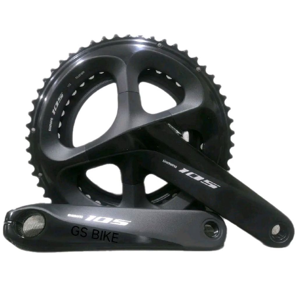 SHIMANO 105 FC-R7000 2x11-Speed 53-39T 170mm BCD 110 Double Crankset Crank Arm & Chain Ring Sepeda R