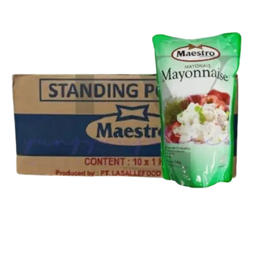 

Maestro Mayonnaise Saus Mayo Premium 1kg (isi 10) - KARTON