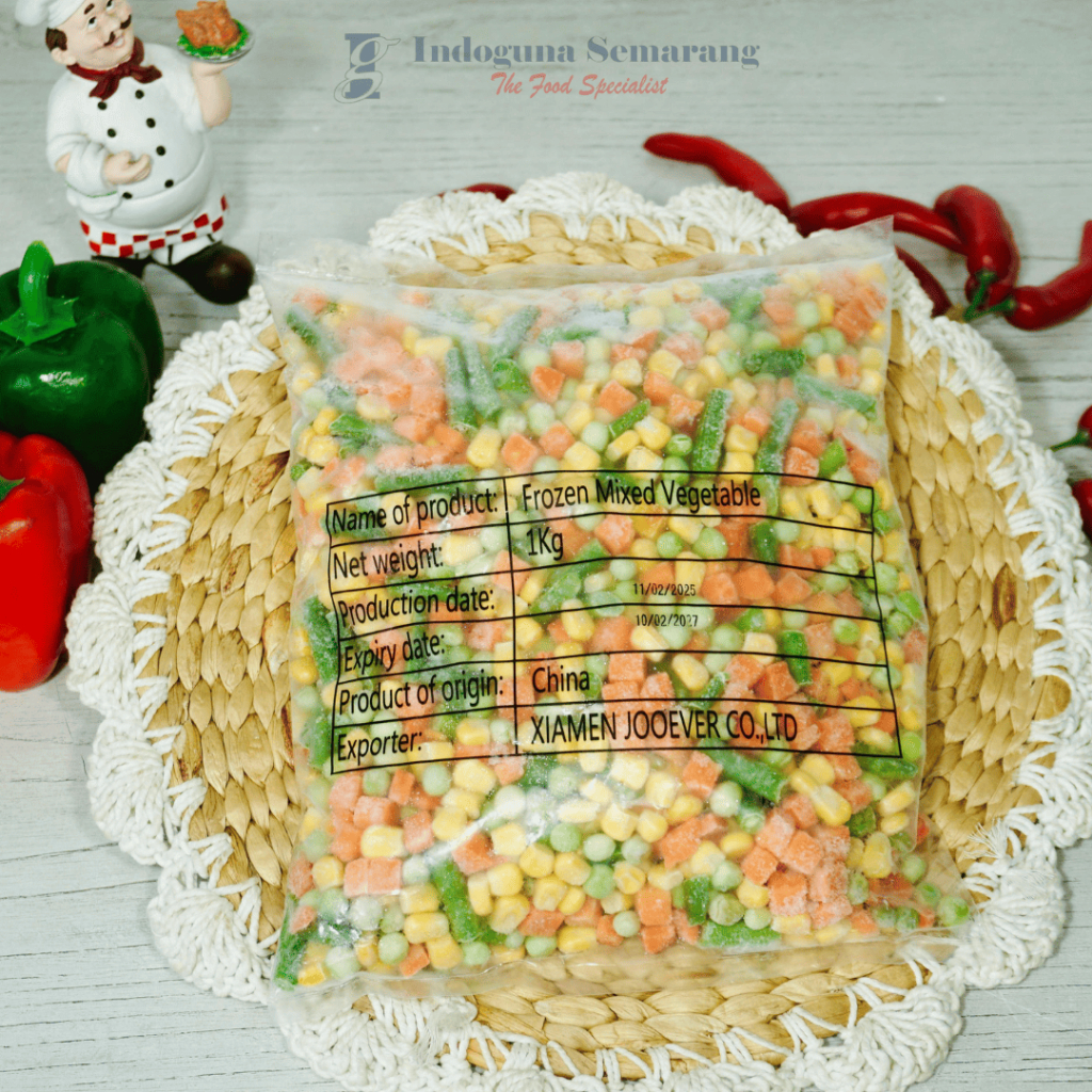 

FROZEN MIXED VEGETABLE 4 WAYS 1KG