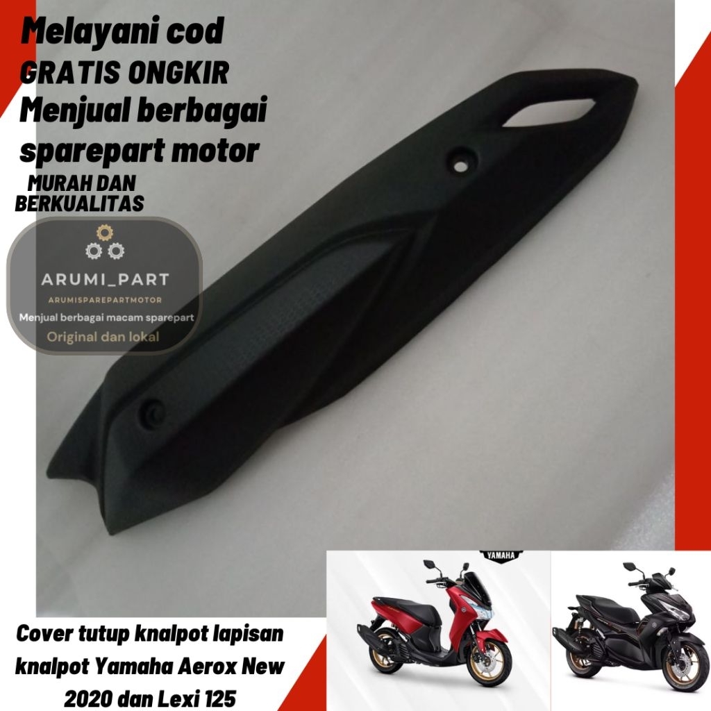Tameng knalpot Lapisan knalpot Yamaha Aerox New Yamaha Lexi 125