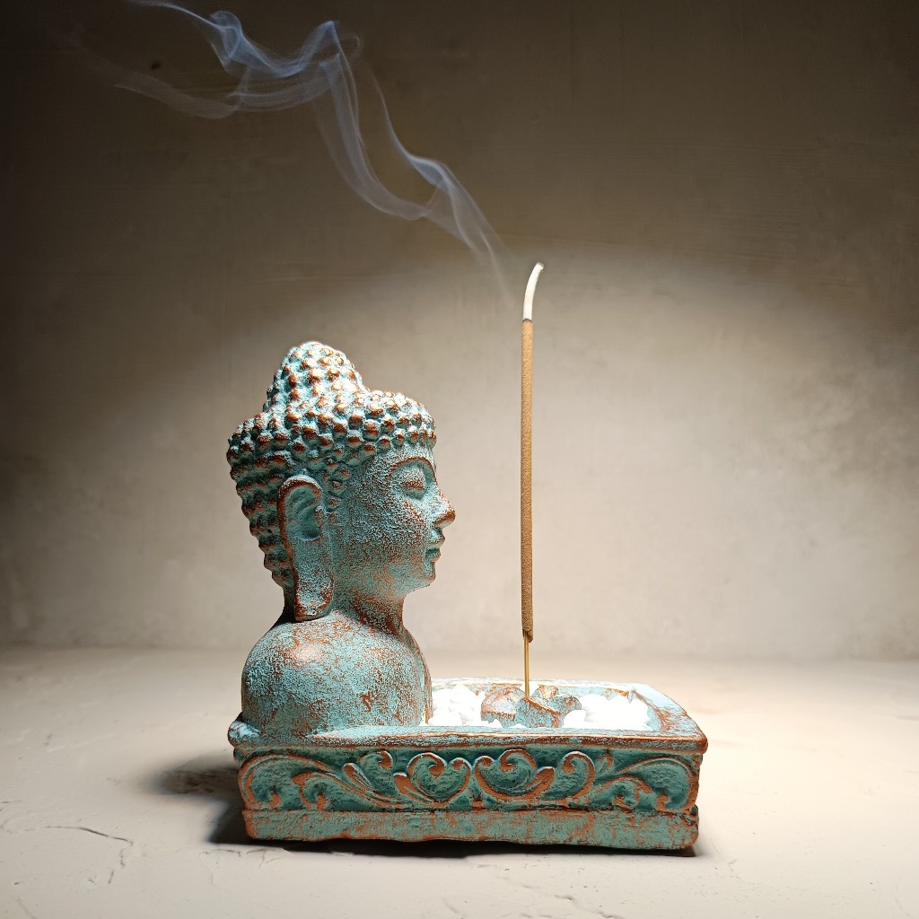 Leolle Zen Garden Mini Tempat Dupa Kerucut Bhukur Dupa Stick Aromaterapi Bali