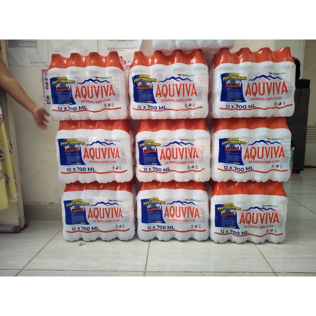 

aquviva 700 ml 1 botol air minum