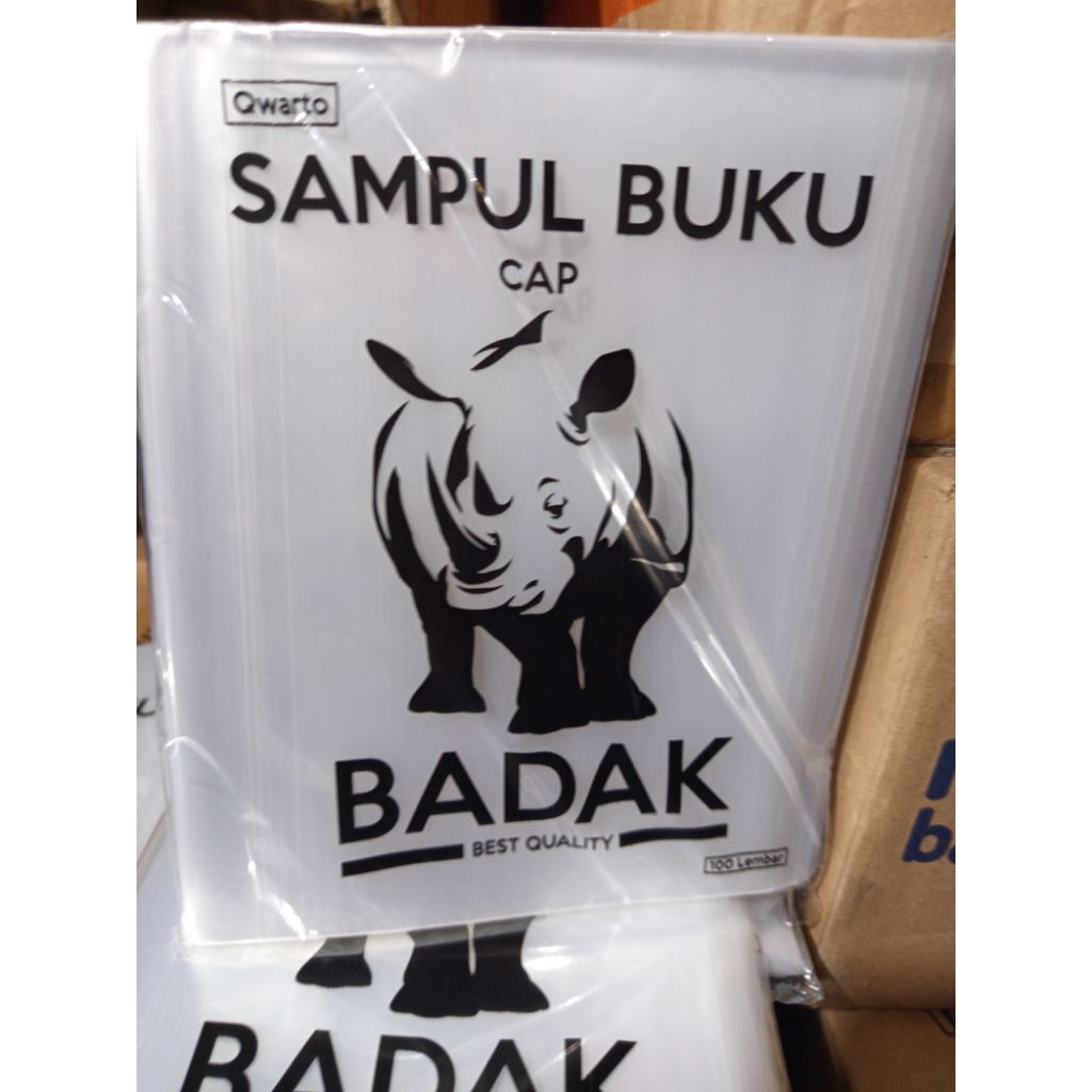 

Sampul Buku plastik Ukuran kuarto badak Tebal setara buku Sidu 38 dan 58 100pc LANGSUNG BLUS TIDAK PAKE PEREKAT