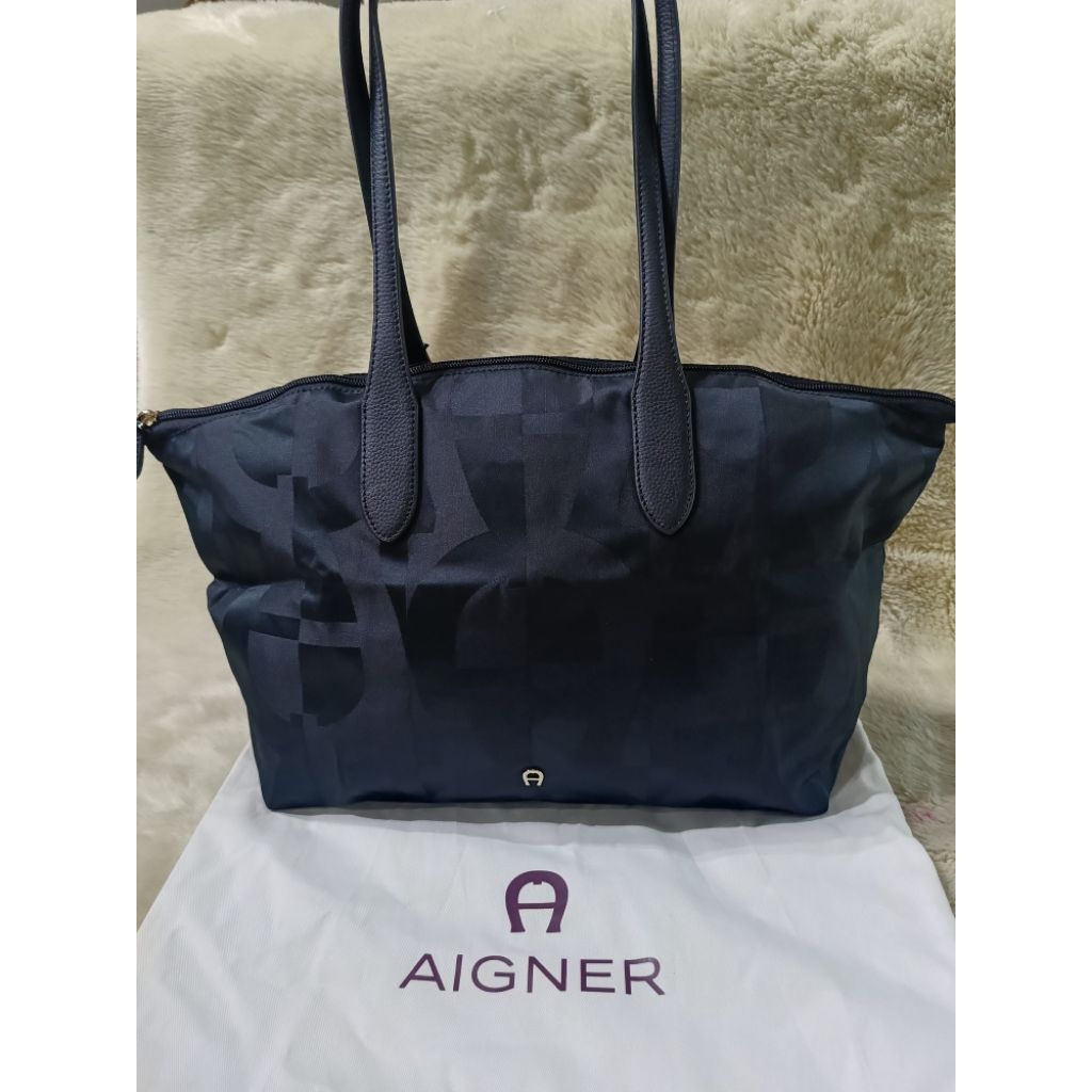AIGNER TOTE SHOPPER VIAGGIO BLACK