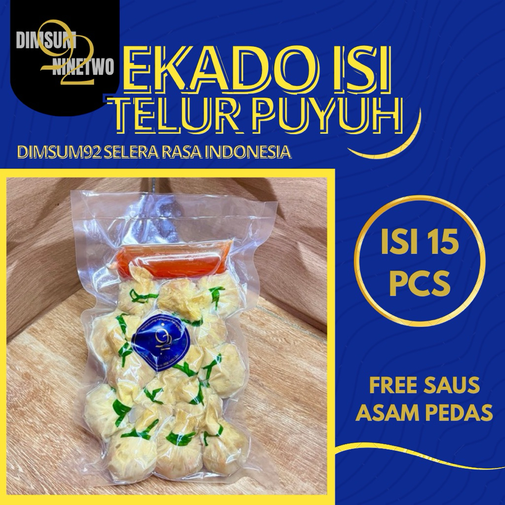 

Ekado Isi Telur Puyuh Utuh FREE Saus Asam Pedas Di Kab Bogor Halal (PENGIRIMAN KHUSUS PULAU JAWA)
