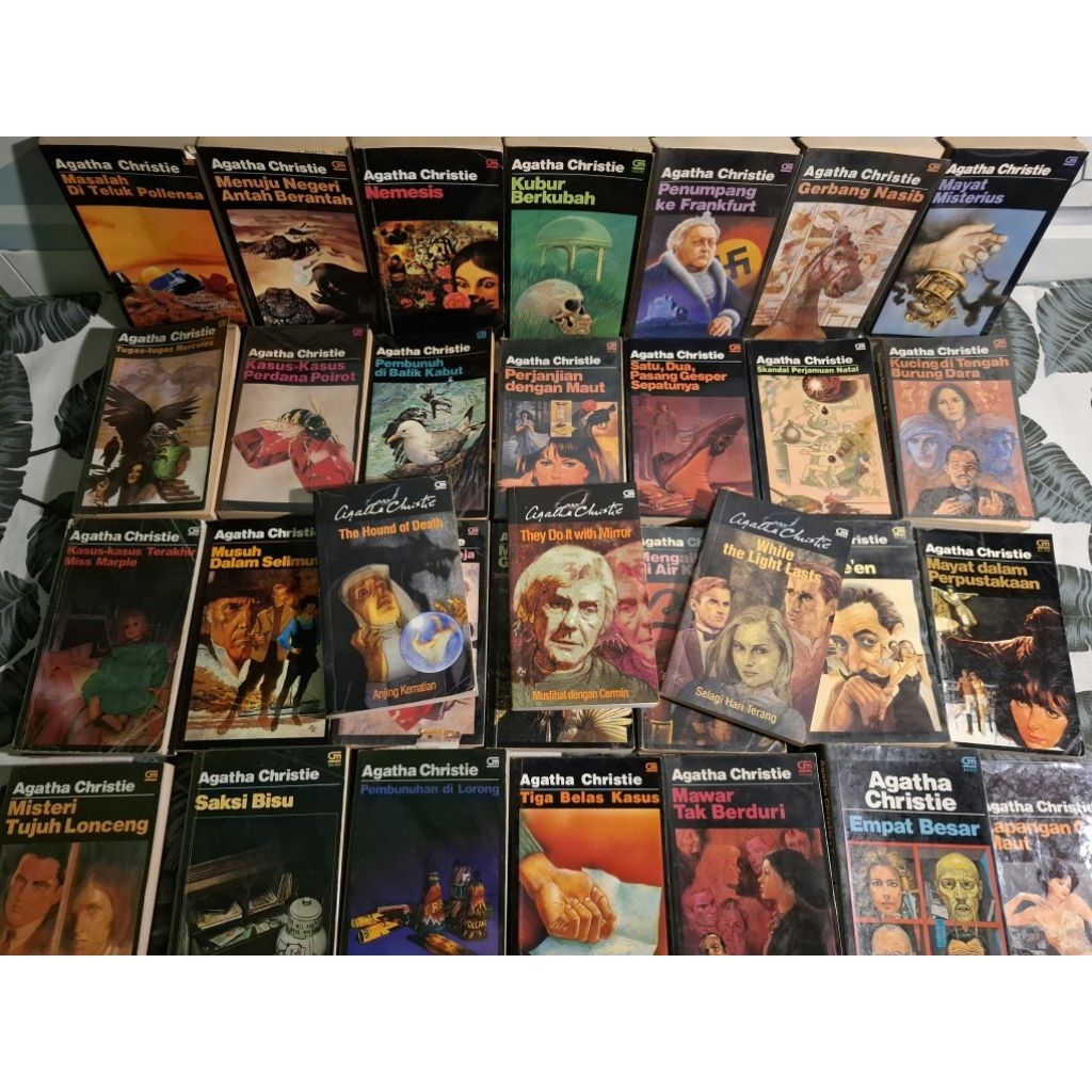 Buku Novel Agatha Christie Bekas