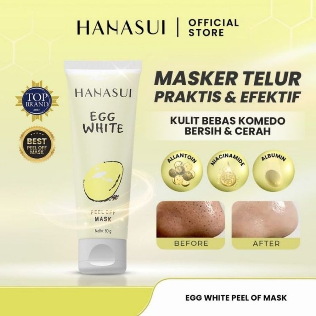 HANASUI Egg white Masker