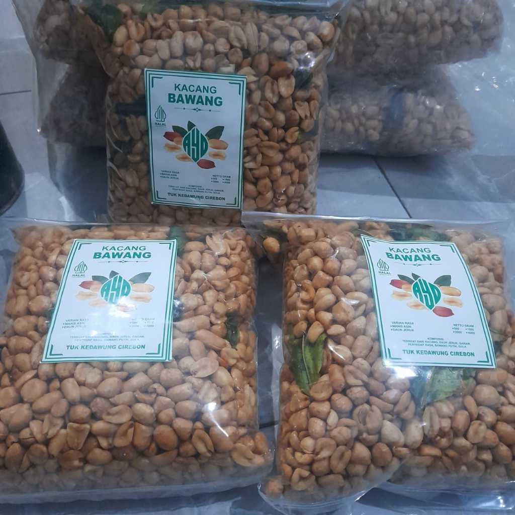 

kacang bawang goreng aroma daun jeruk gurih renyah 1kg - cod