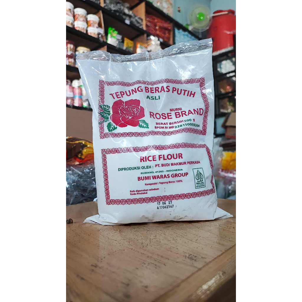 

Tepung Beras Putih Rose Brand 500 Gr