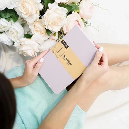 

Bukuqu Classic Notebook Pastel Edition - Bullet Journal - Planner - Ruled Notebook Lilac