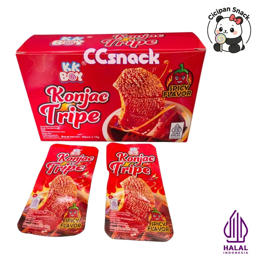 

KONJAC TRIPE PEDAS BOX ISI 30