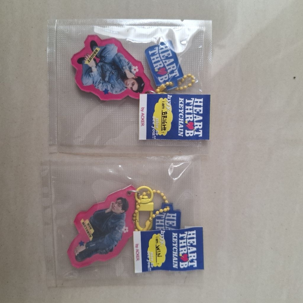 NEW BY ACKER STUDIO BRIGHT WIN BRIGHTWIN KEYCHAIN ACRYLIC CUTE