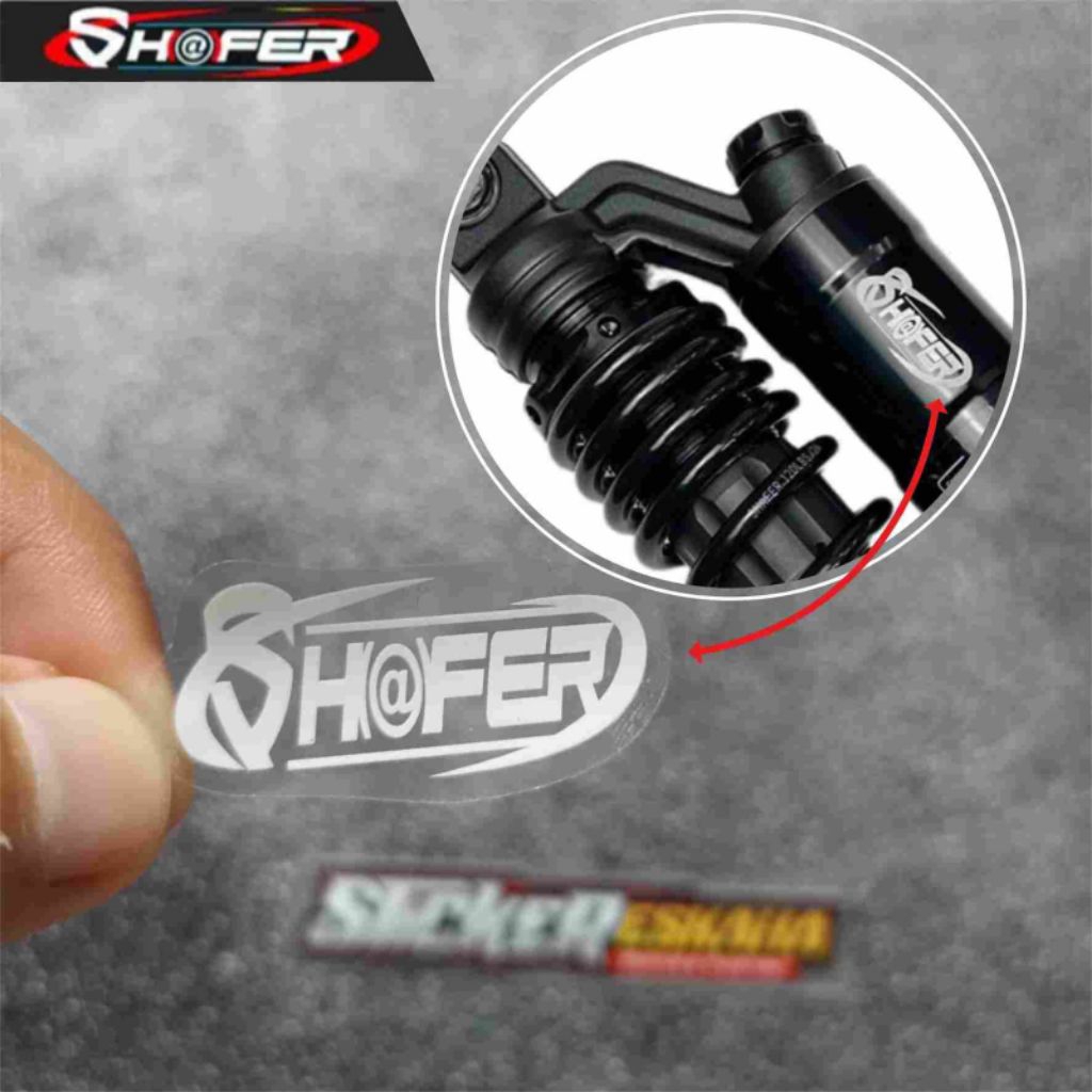 Stiker Skok Shafer Sticker Shock Safer Tabung