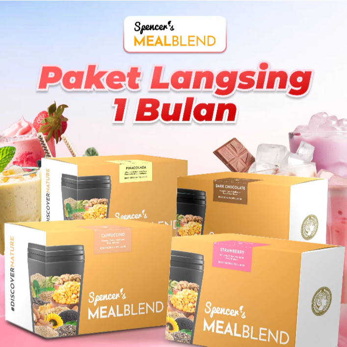 

[PROMO BUNDLING] 4 BOX (PAKET 1 BULAN) - Spencer's Mealblend - Bebas pilih varian