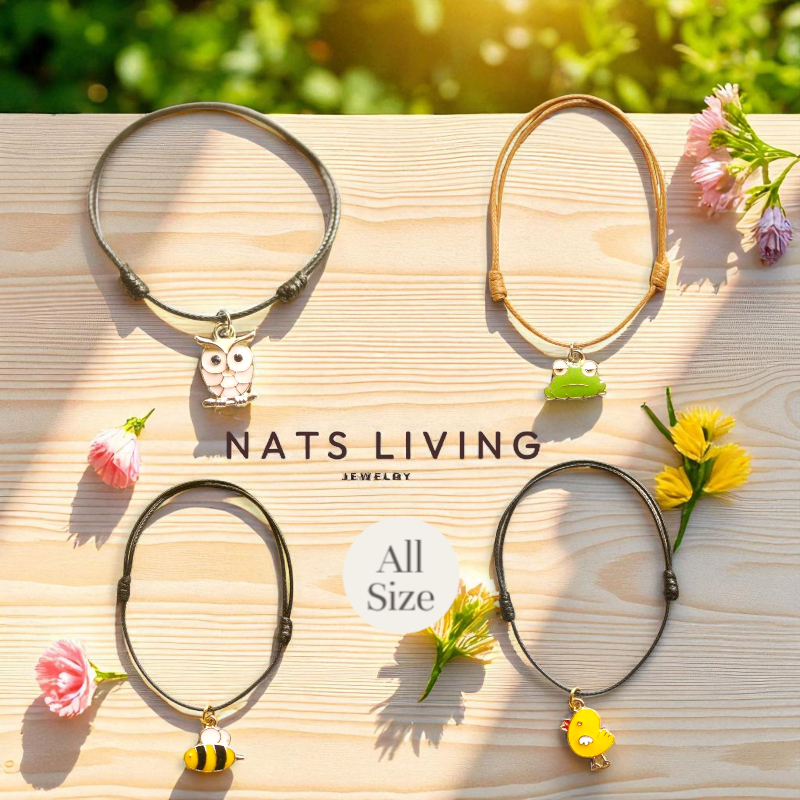 Gelang Tali/ Gelang Tali Lucu/ Gelang Liontin/ Gelang Charm/ Gelang Manik ANIMAL PART 2 by Nats Livi