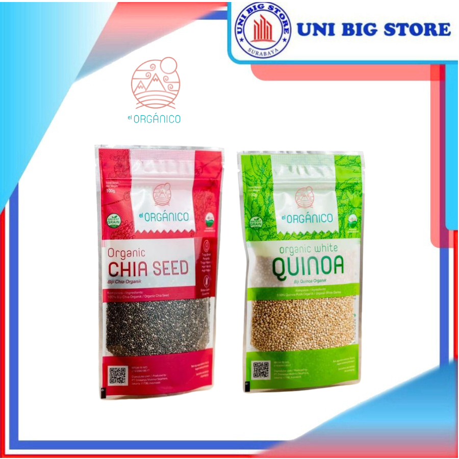 

EL ORGANICO Organic Chia Seed - White Quinoa 100 gr Pouch