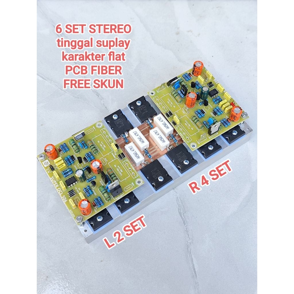 Socl 506 Stereo PCB Fiber tinggal colok PSU
