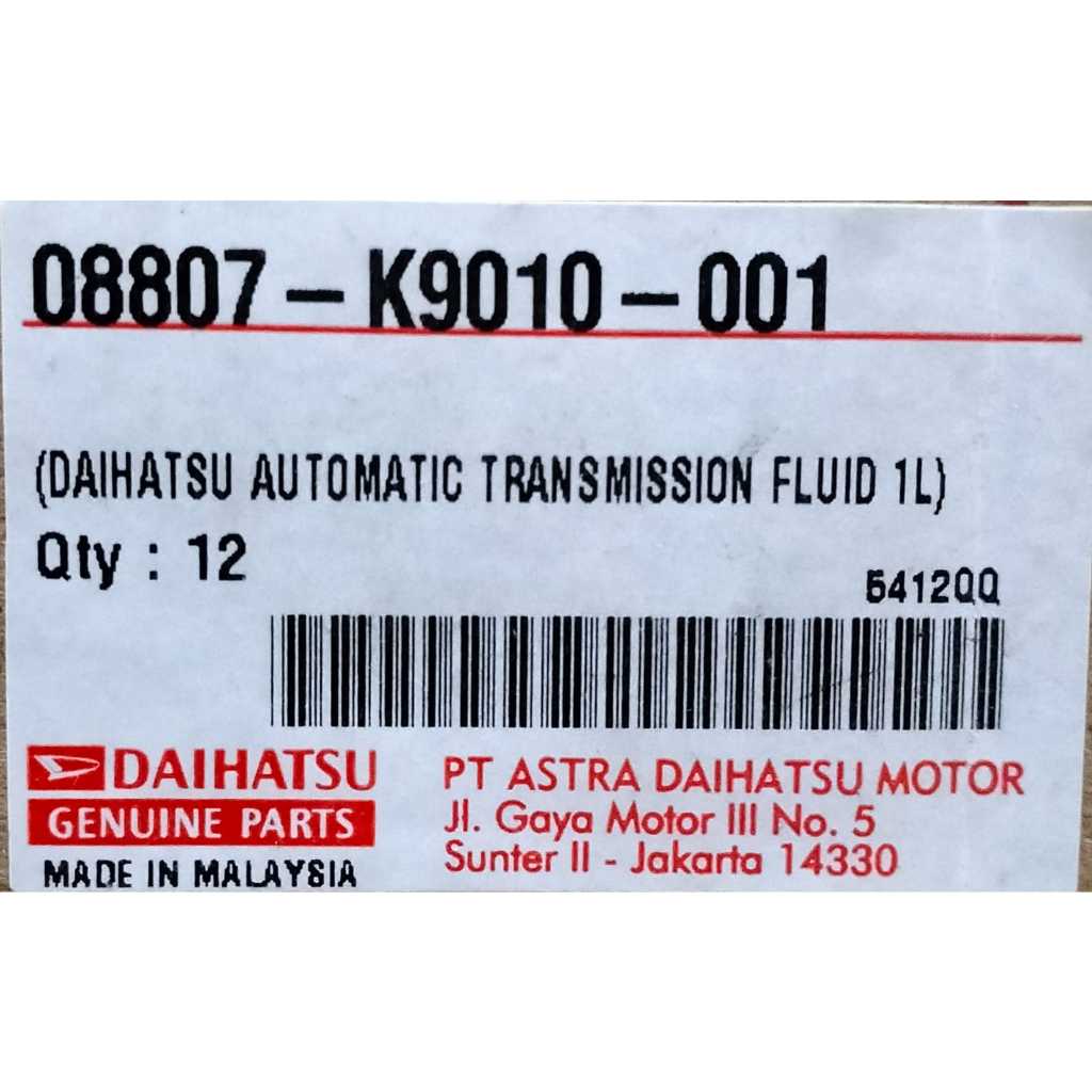 OLI MATIC DAIHATSU ATF D3