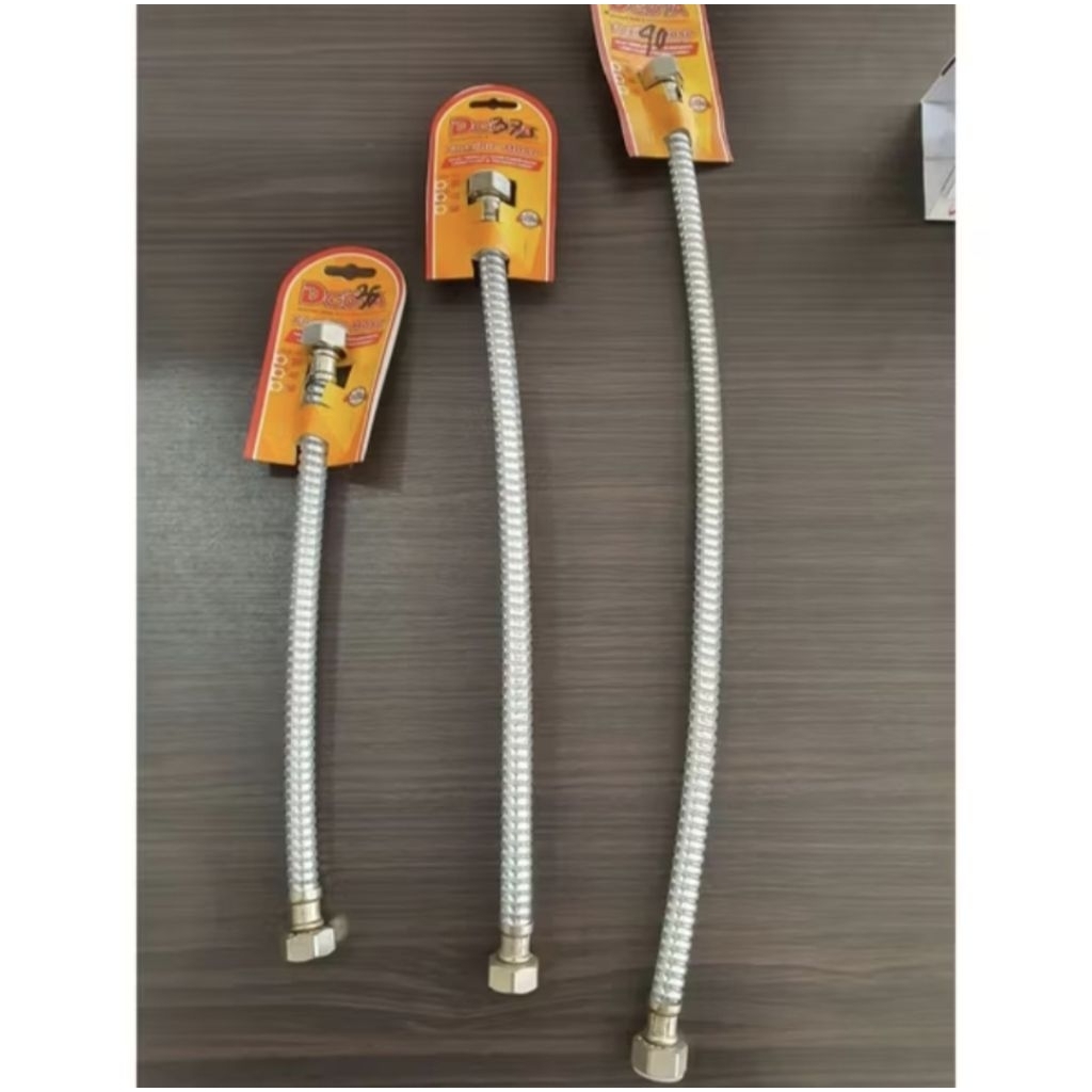 DCOTA SELANG FLEXIBLE HOSE SAMBUNGANSELANG FLEKSIBEL AIR PANAS DINGIN