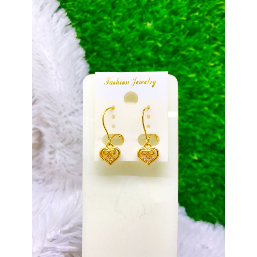 Anting anting jurai pendek lapis emas import 0299