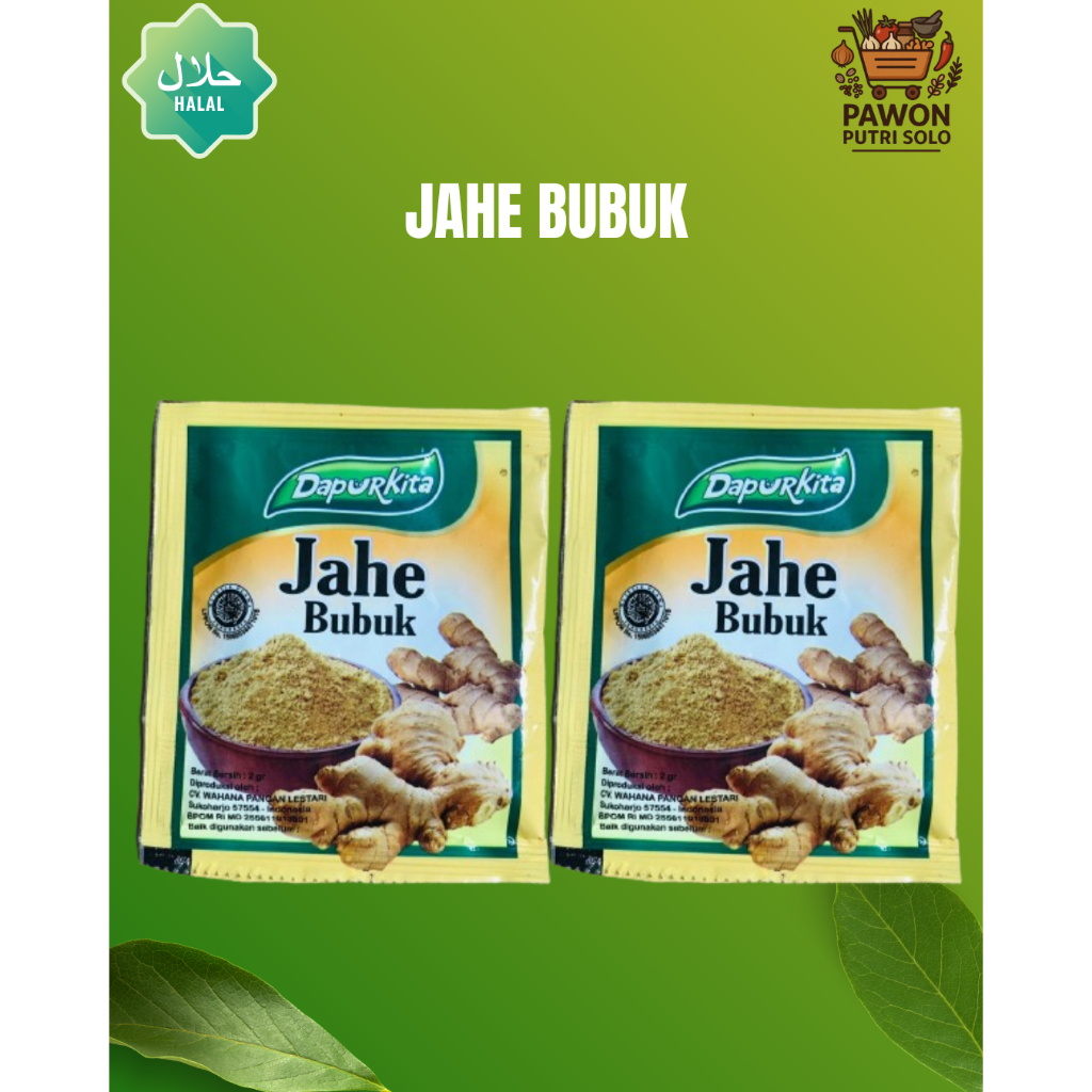 

JAHE BUBUK DAPUR KITA 12 x 2 GR