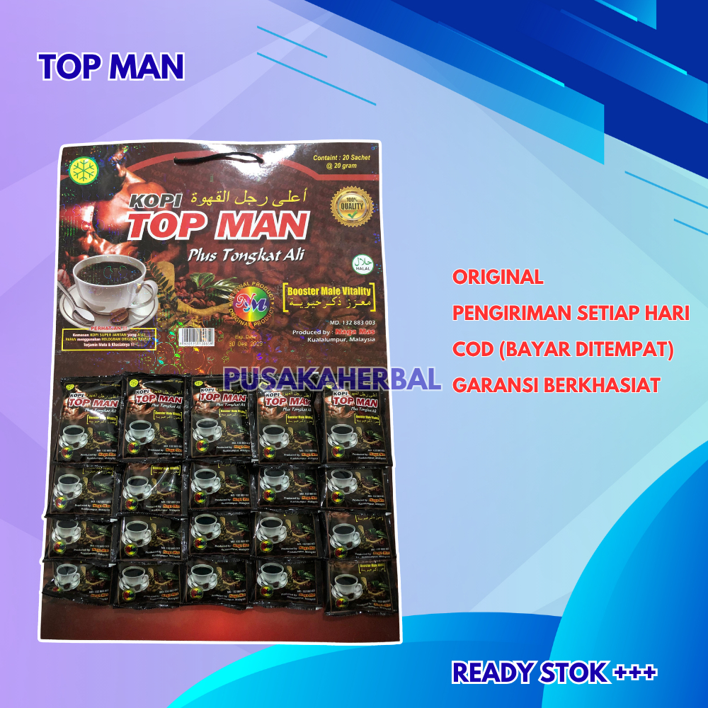 

Top Man Kopi Papan Original 20 Sachet