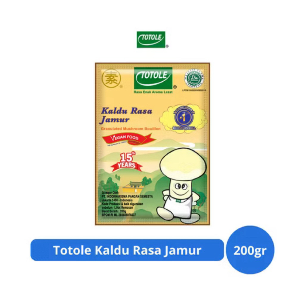 

Totole Kaldu Jamur 200g – Rasa Enak Aroma Lezat, Cocok untuk Semua Masakan