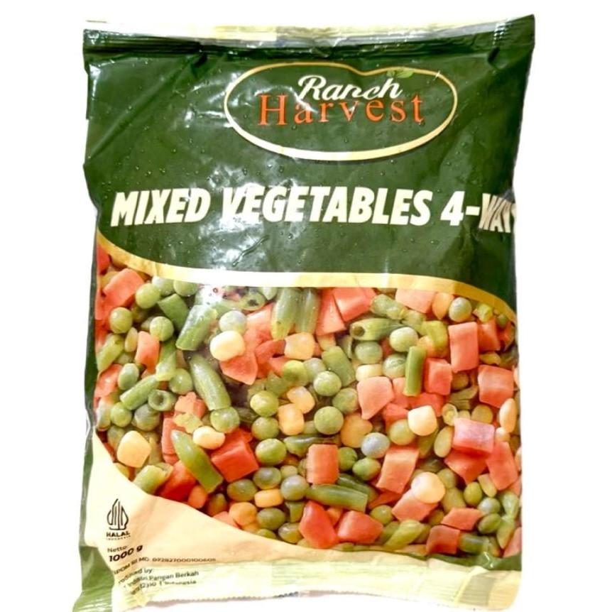 

Ranch Harvest Mixed Vegetable 4 Way Premium (Sayuran Beku) 1 Kg