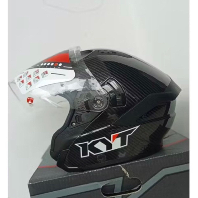 helm KYT NFJ repain Carbon Kyt ngj half face open face Kyt