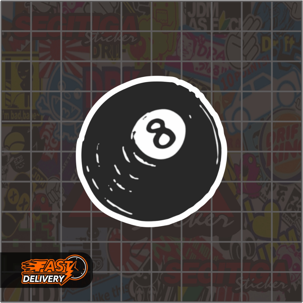 

Sticker Bola 8 Ball Pool Ukuran 5 x 5 Cm