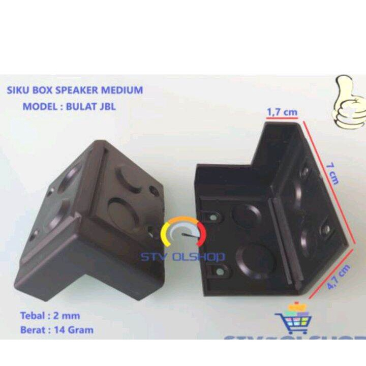 HARGA 1 PCS Siku Box Speaker Medium Model Bulat JBL Plastik