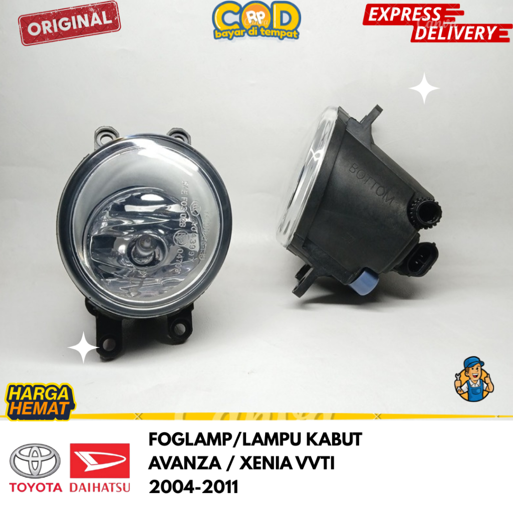FOGLAMP / LAMPU KABUT AVANZA XENIA VVTI TAHUN  2004-2011 ORIGINAL