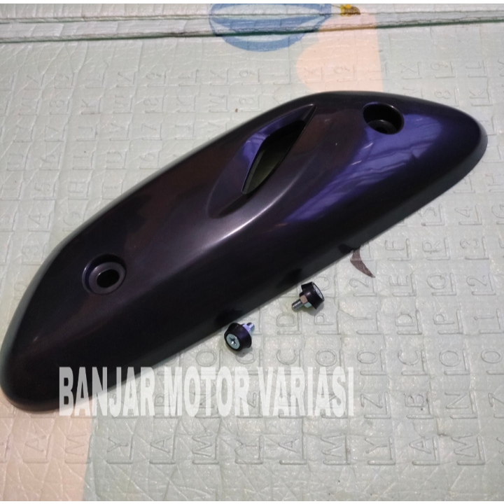 BANJAR MOTOR Cover Knalpot Scoopy 2020 - 2023 Cover Tutup Penutup Tameng Muffler Knalpot Honda Scoop