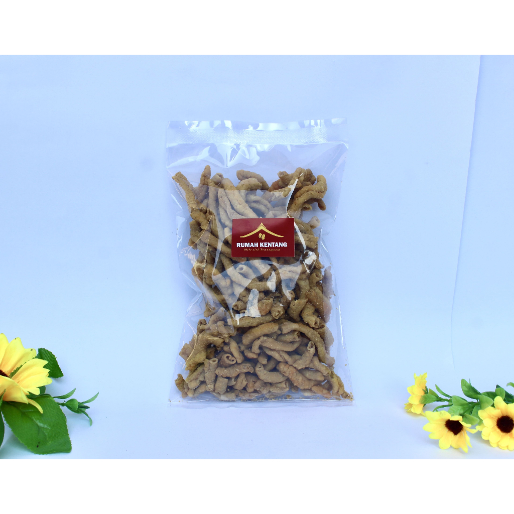 

Keripik Usus Ayam Original Asin Gurih Renyah Kiloan 500gr