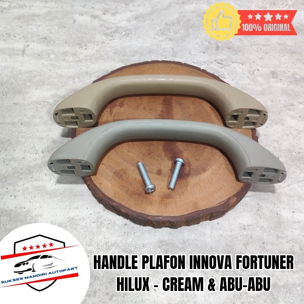 HANDLE PLAFON INNOVA FORTUNER HILUX - CREAM & ABU-ABU