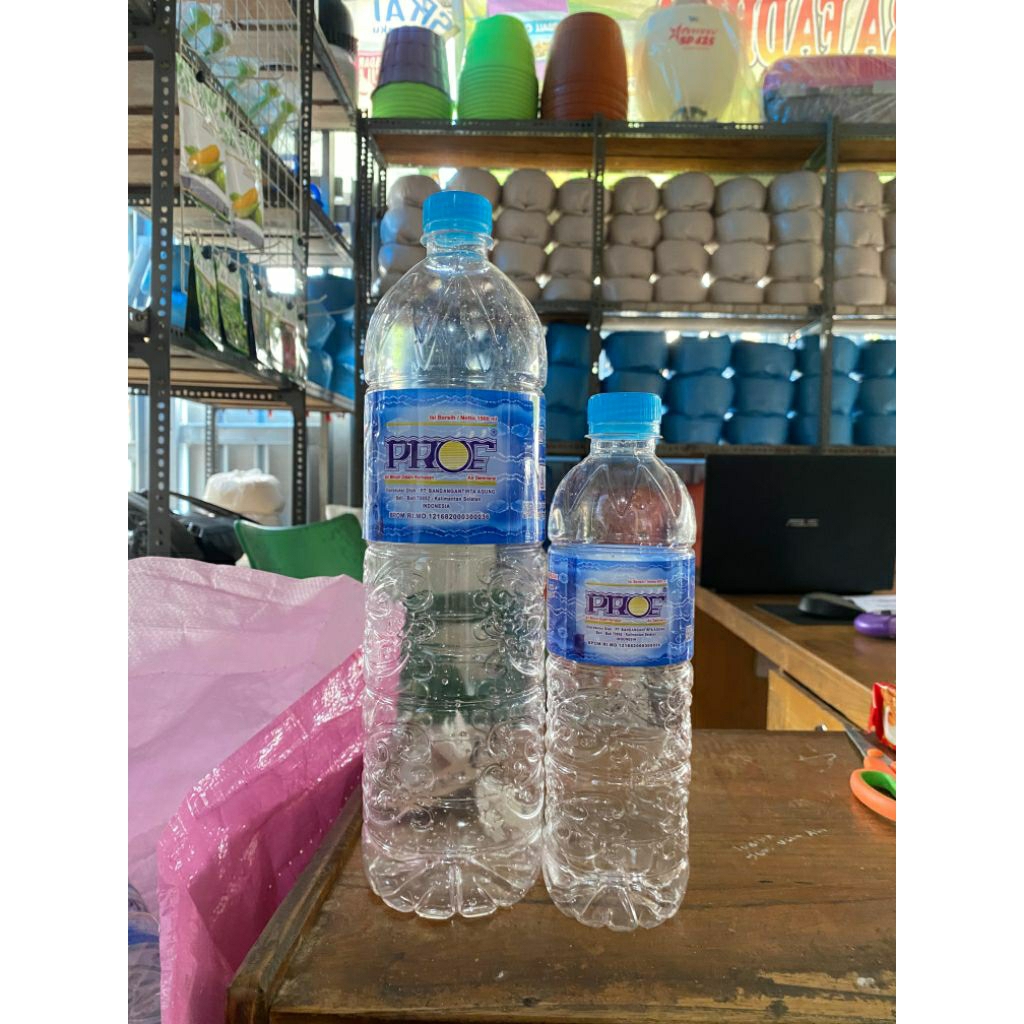 [BOTOL BEKAS 600 ML & 1500 ML] Botol Aqua Bekas | Botol Air Mineral Bekas | Botol Prof Bekas