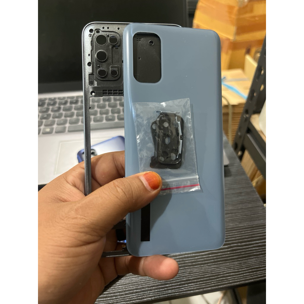 kesing housing casing realme 7 pro bezel + backdoor