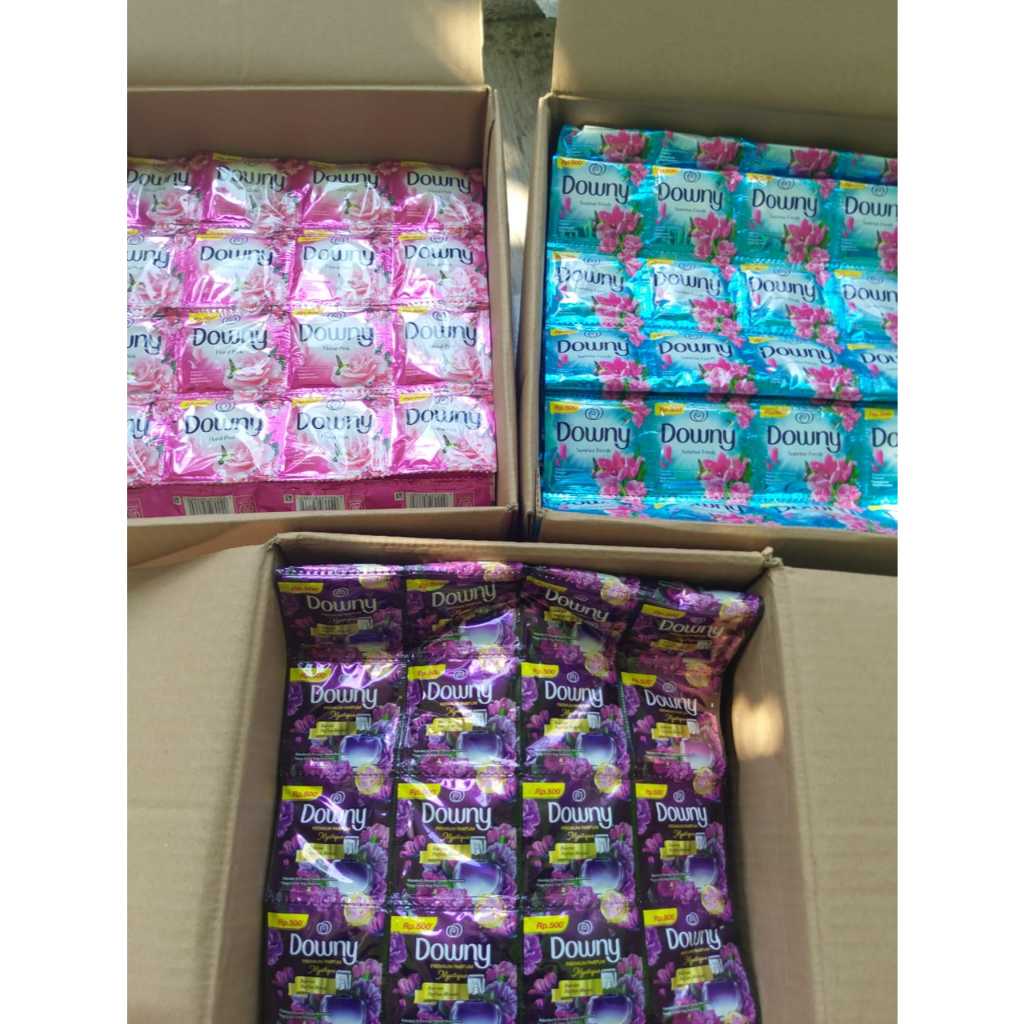 Downy Sachet 8ml - 1 Karton 720 pcs - Pewangi Pakaian Ekonomis Harga Grosir Downy Sachet