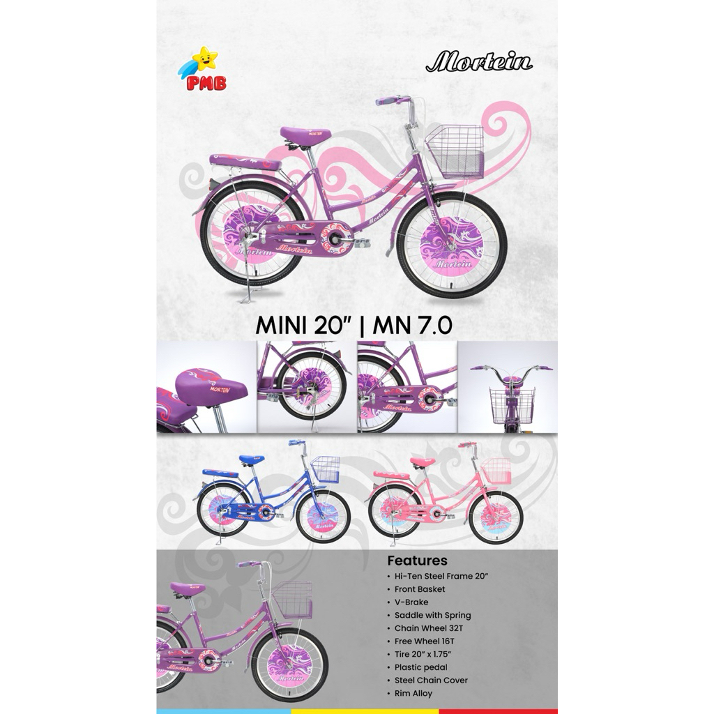 Sepeda Mini 20 inch Anak Mortein PMB