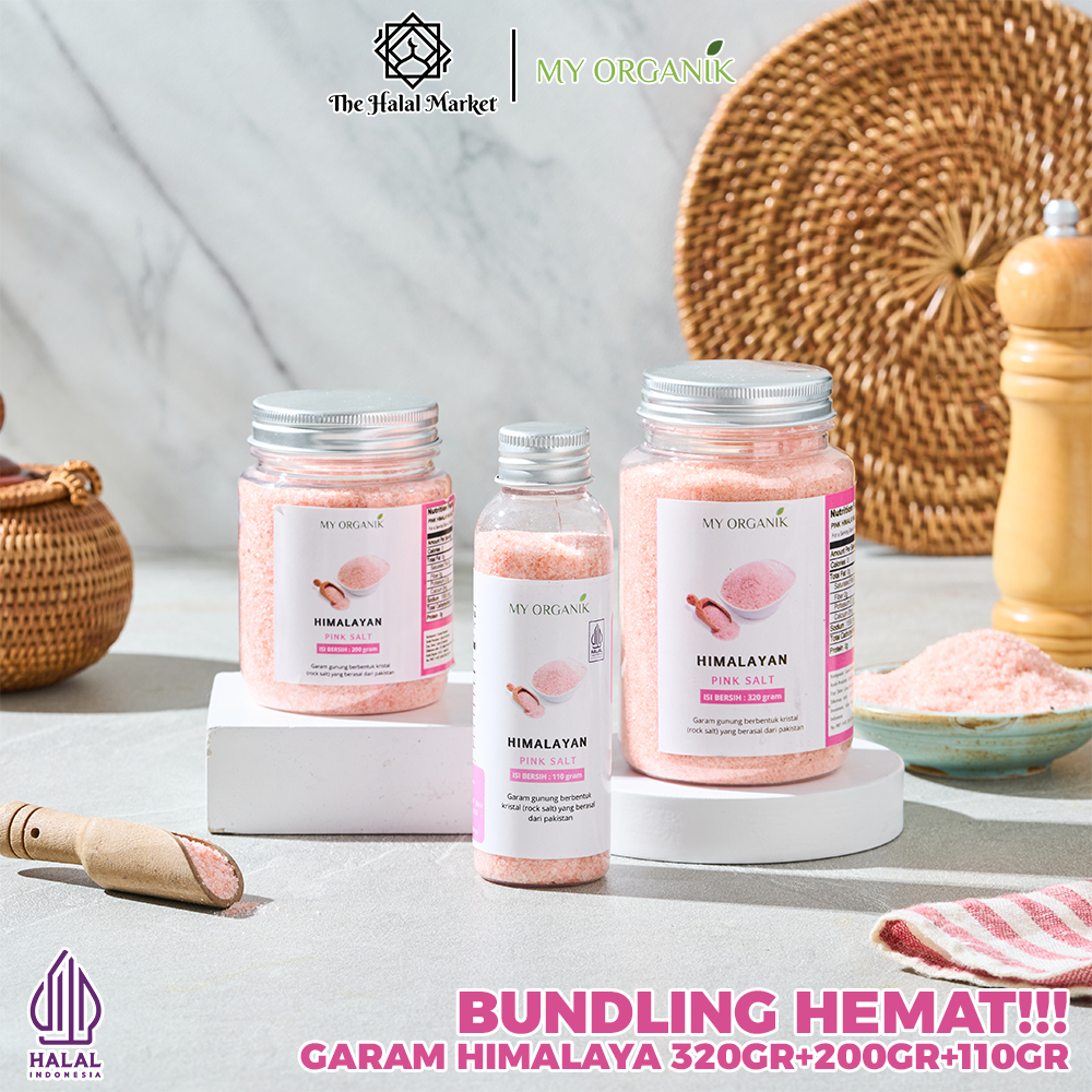 

My Organik Garam Himalaya Original Himalayan Pink Salt Premium Origanic