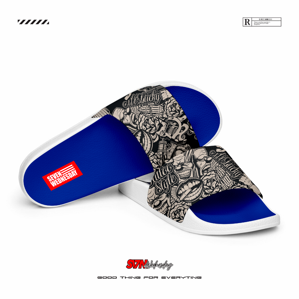 KING Sandal Selop Pria 702 hx Keren Sandal Slide Unisex Terbaru Sandal Sliper Kekinian