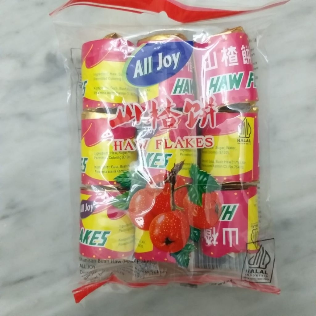 

All Joy Haw Flakes Manisan Buah Haw Haw Flakes