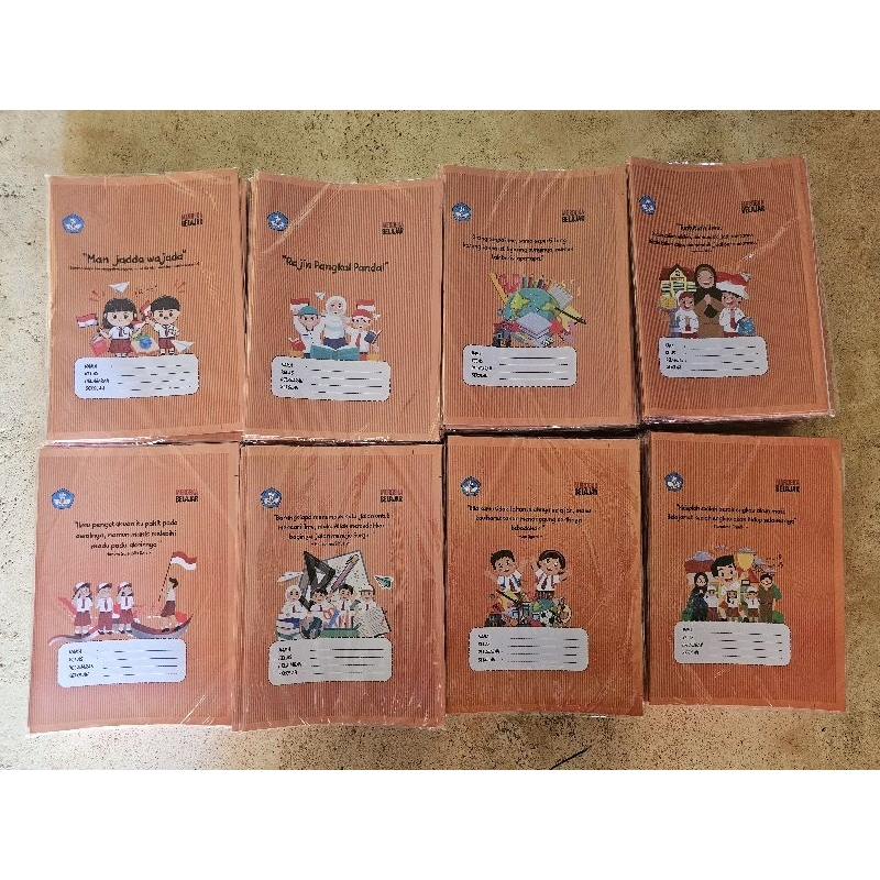 

⚡PROMO⚡ Alat tulis Sampul Buku Coklat / Sampul Buku Coklat Karakter/ Soft Paper, High Quality/ Isi 15, 20, 25 Lembar